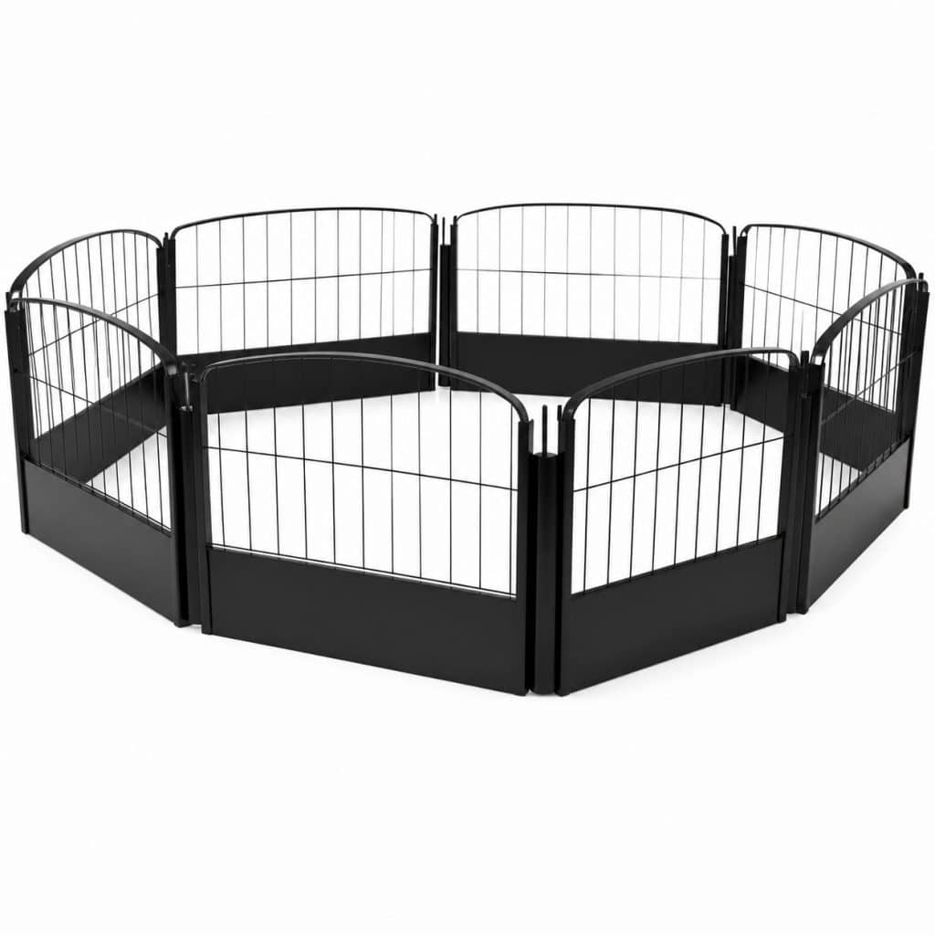 Barrière anti-fugue de jardin présenté seul