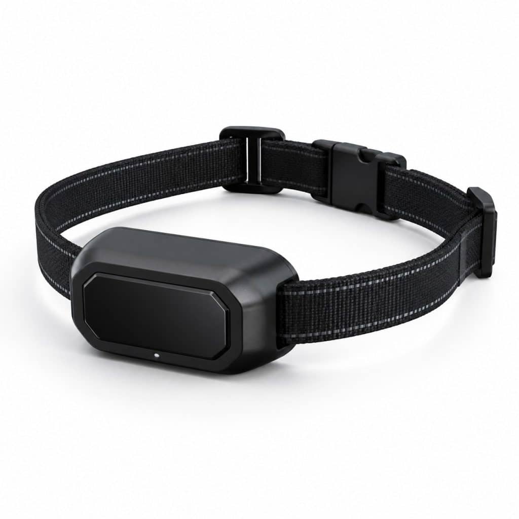 Collier anti-aboiement à vibrations présenté seul