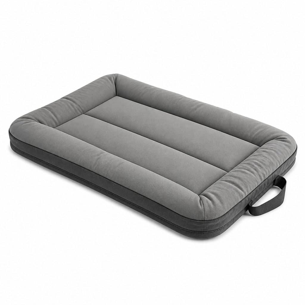 Coussin de voyage compact présenté seul