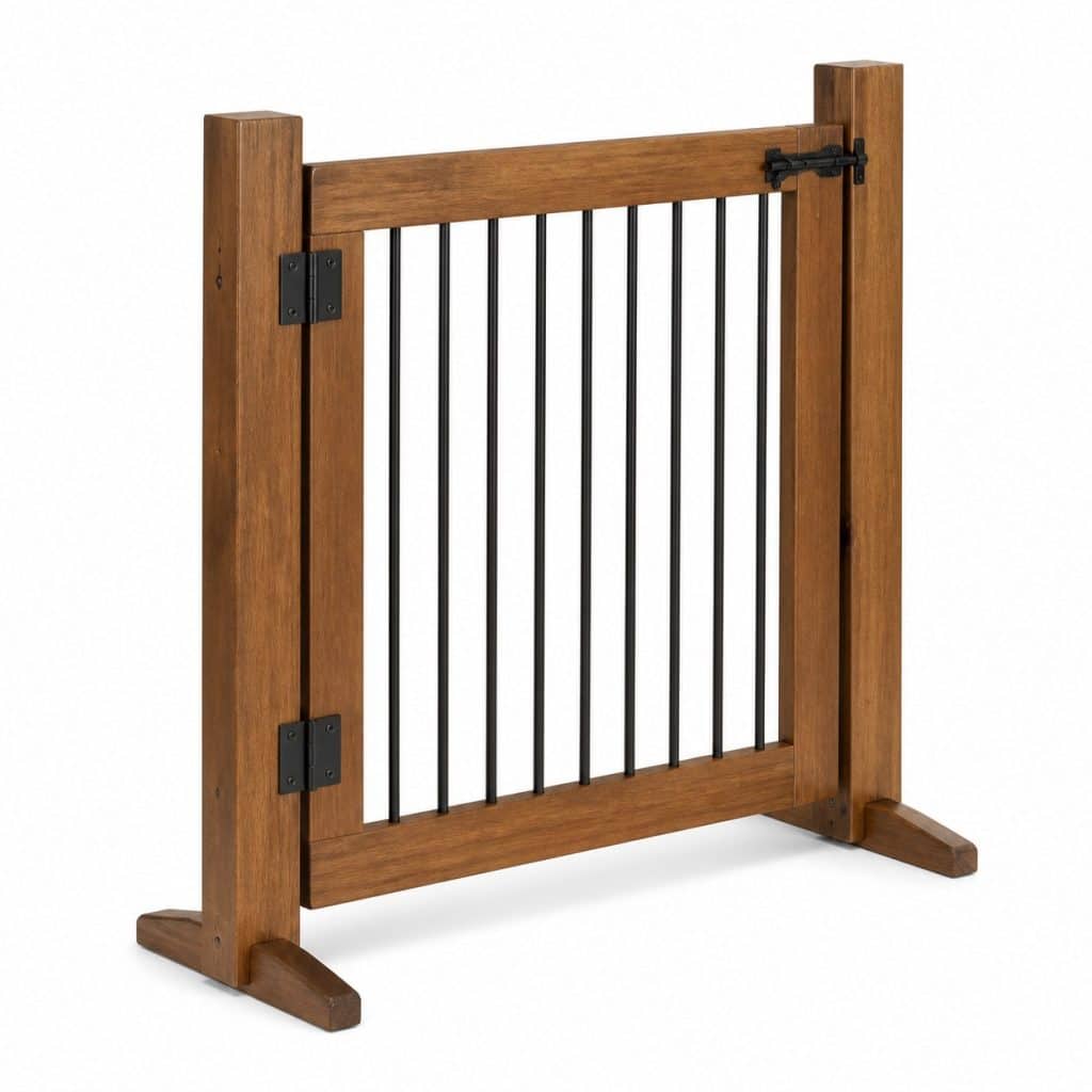 Portillon à battant pour chien présenté seul