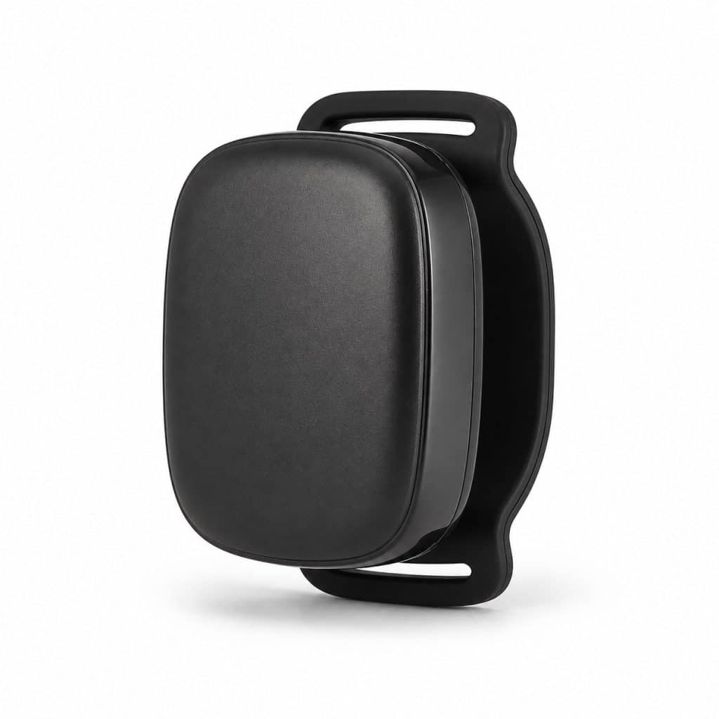 Traceur GPS pour collier de chien présenté seul